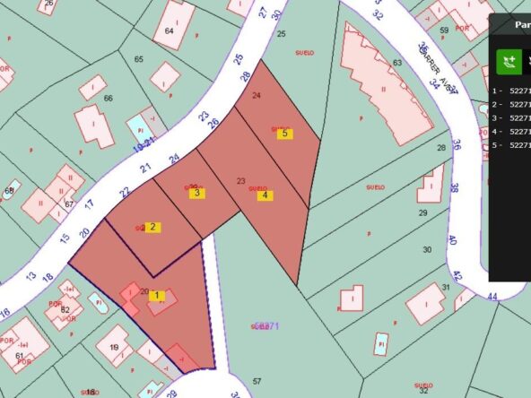 Lote de 5 parcelas – 3.285 m²