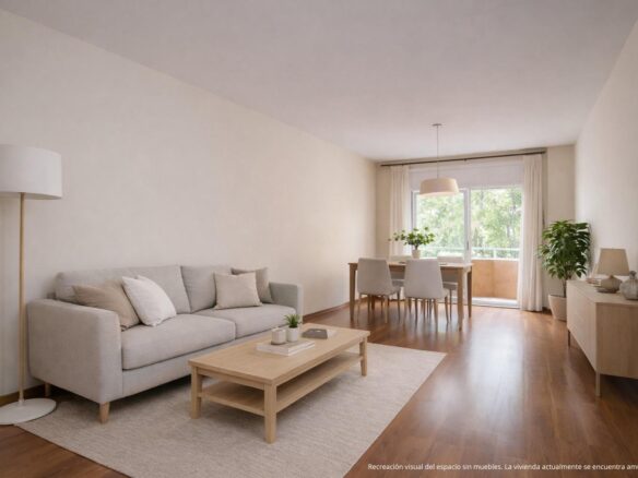 Piso amplio con balcón en Sant Antoni, 4 habitaciones y 120 metros