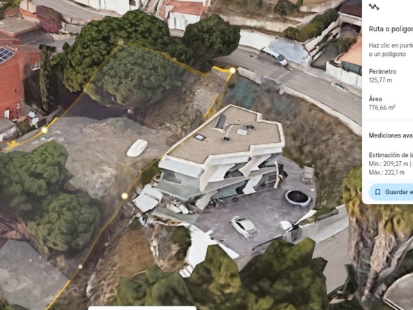 Parcela en venta en Alella Park – 839 m²