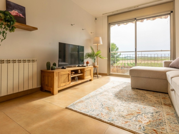 Piso en venta con atardeceres sobre los viñedos